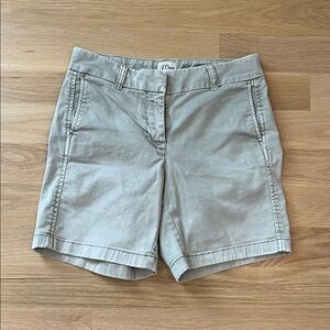 J. Crew Women's light olive green Bermuda Shorts